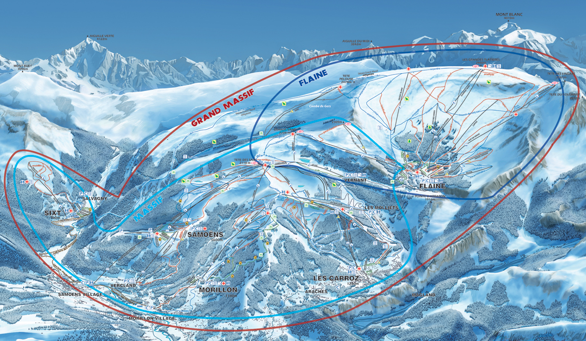 Kliknutím zvětšíte mapu flaine - map