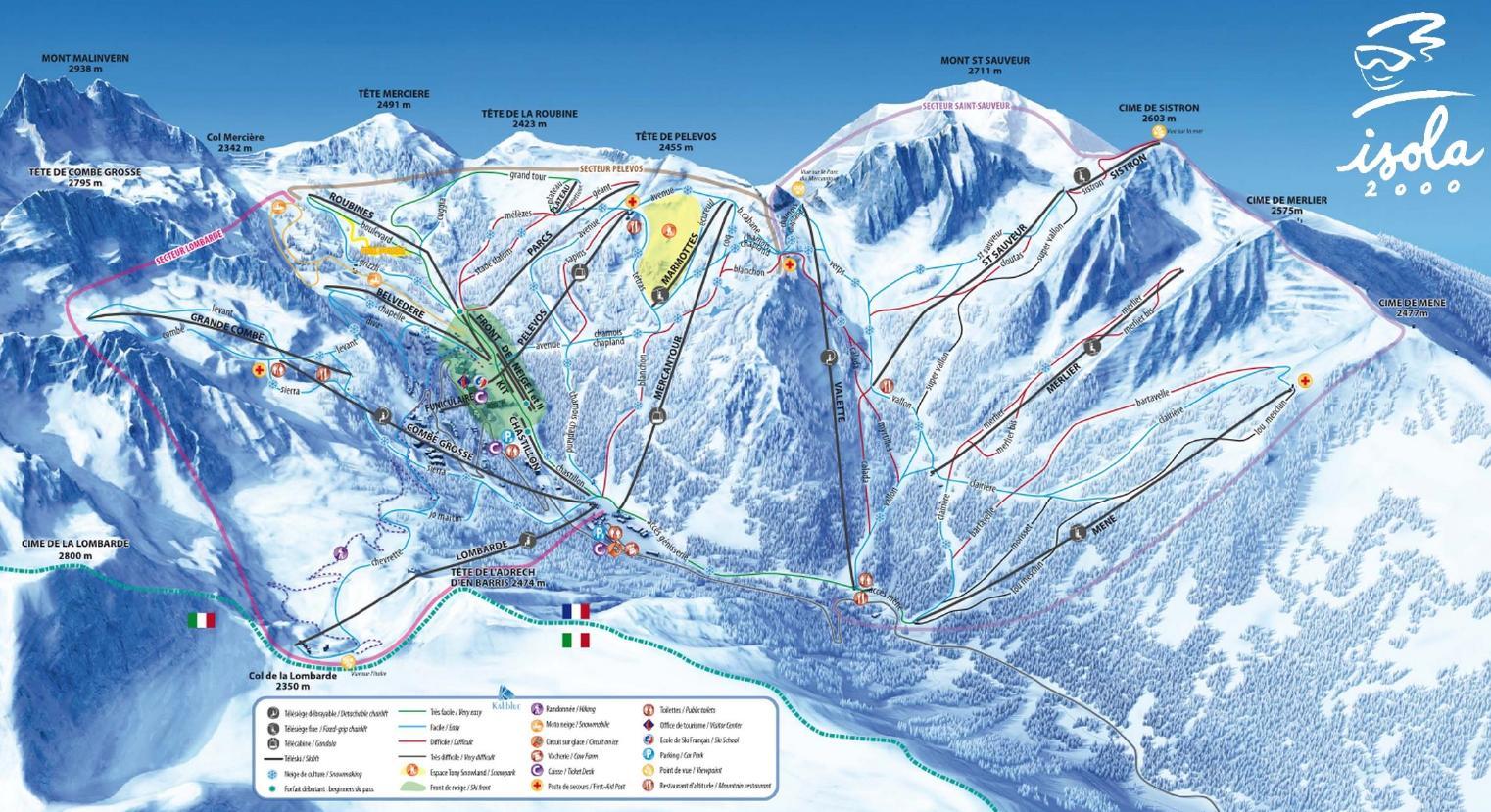 Kliknutím zvětšíte mapu isola-2000 - map