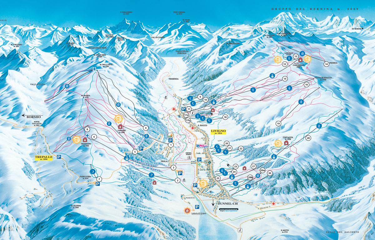 Kliknutím zvětšíte mapu livigno - map